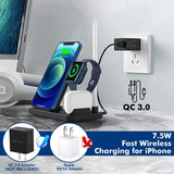 4 in 1 Wireless Charger, Apple Watch & AirPods & Pencil Charging Dock Station - Apalipapa