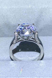 5 Carat Moissanite Platinum-Plated Ring - Apalipapa