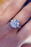 5 Carat Moissanite Platinum-Plated Ring - Apalipapa