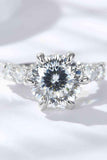 5 Carat Moissanite Side Stone Ring - Apalipapa