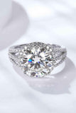 5 Carat Moissanite Split Shank Ring - Apalipapa