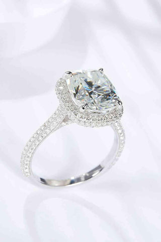 Adored 6 Carat Moissanite Halo Ring - Apalipapa