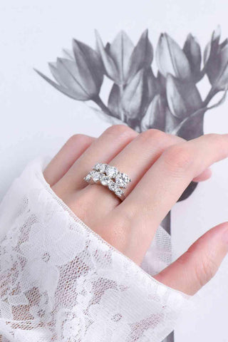 Adored Moissanite 925 Sterling Silver Ring - Apalipapa