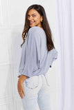 Andree by Unit Full Size Needless to Say Dolman Sleeve Top - Apalipapa