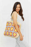 Fame Off The Coast Straw Tote Bag - Apalipapa