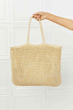 Fame Off The Coast Straw Tote Bag - Apalipapa