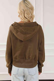 Half-Zip Long Sleeve Hoodie - Apalipapa