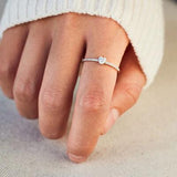 Heart Shape 925 Sterling Silver Ring - Apalipapa