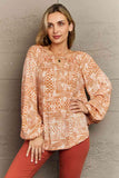 HEYSON Just For You Full Size Aztec Tunic Top - Apalipapa