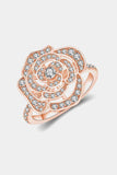 Moissanite Flower Shape Ring - Apalipapa