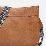 PU Leather Leopard Shoulder Bag - Apalipapa