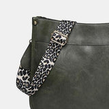 PU Leather Leopard Shoulder Bag - Apalipapa