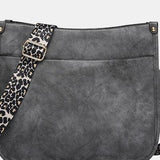 PU Leather Leopard Shoulder Bag - Apalipapa