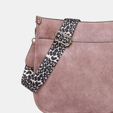 PU Leather Leopard Shoulder Bag - Apalipapa