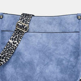 PU Leather Leopard Shoulder Bag - Apalipapa