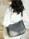 PU Leather Shoulder Bag - Apalipapa