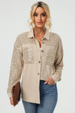 Sequin Long Sleeve Shirt - Apalipapa