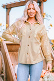 Sequin Long Sleeve Shirt - Apalipapa