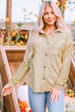 Sequin Long Sleeve Shirt - Apalipapa