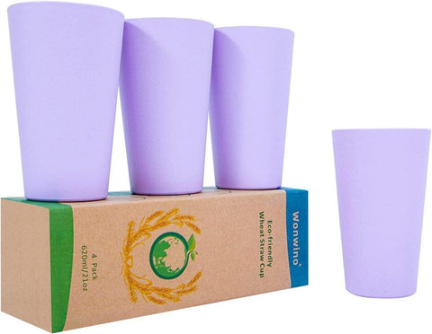 wonwino 12-22oz Eco-friendly Unbreakable Reusable cups - Apalipapa