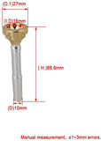 Yibuy Silver Trumpet Mouthpiece - Apalipapa