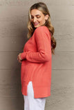 Zenana Bright & Cozy Full Size Waffle Knit Cardigan - Apalipapa